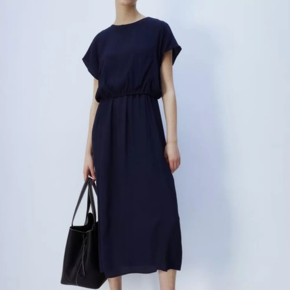 NWT H&M Nursing Mama Crepe Dress